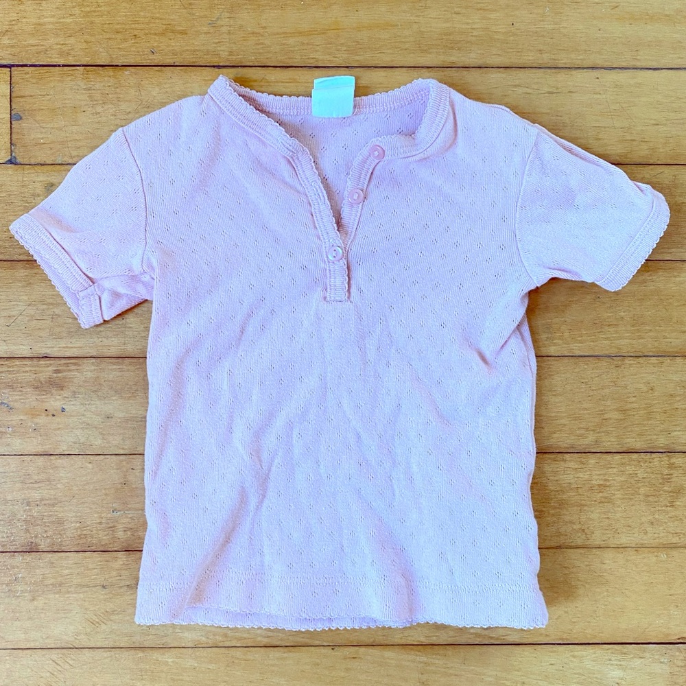 H&M toddler girl Henley tee